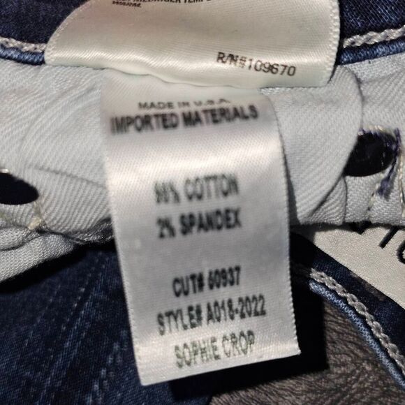 Agolde Womens Sophie‎ Crop Jeans 26 - Picture 5 of 5